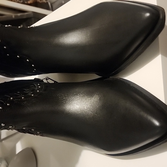 GOLO WOMEN'S REVERSE WOVEN SHAFT WESTERN BOOT SIZE 7 - Picture 4 of 6